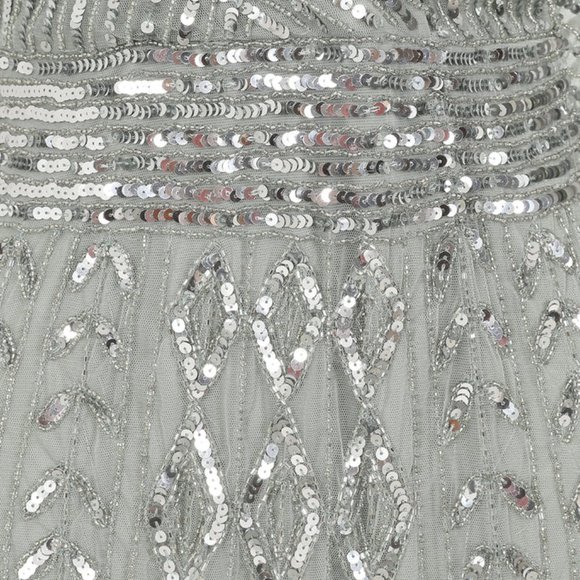 Frock and Frill Amelia Rose - Priscilla, Sage Silver Gown WITH CAPE ($300 value) - Picture 12 of 15